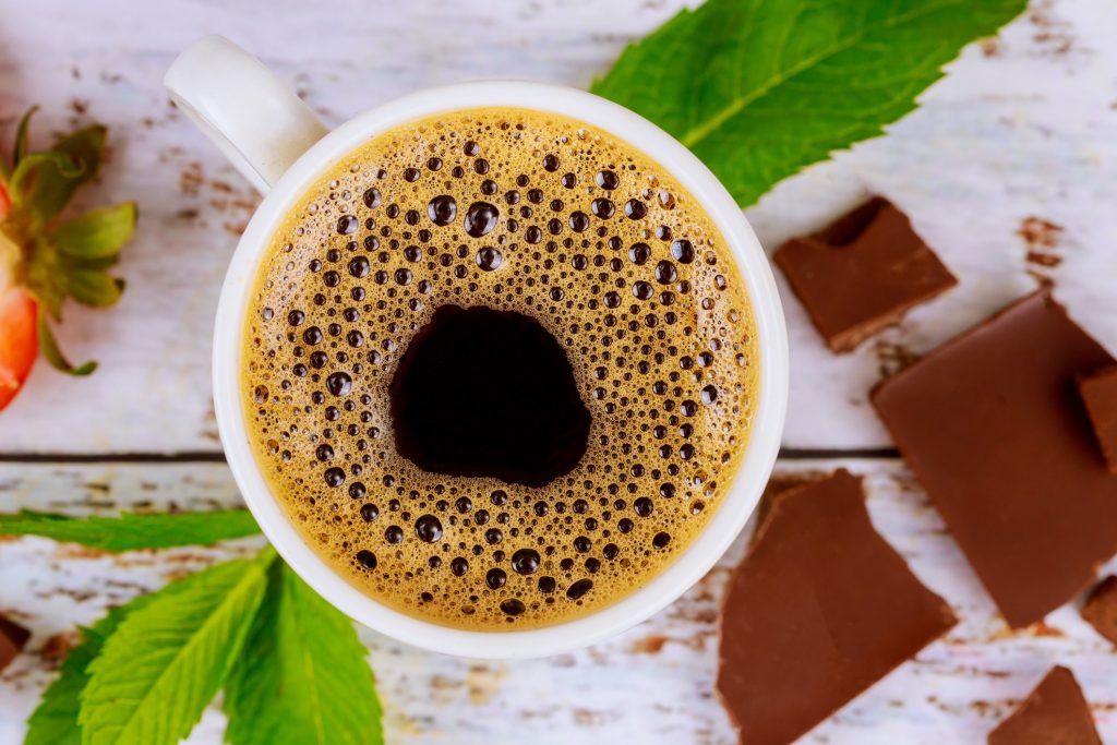 Mint Mocha Hot Chocolate Coffee