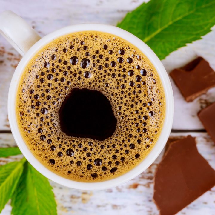 Mint Mocha Hot Chocolate Coffee
