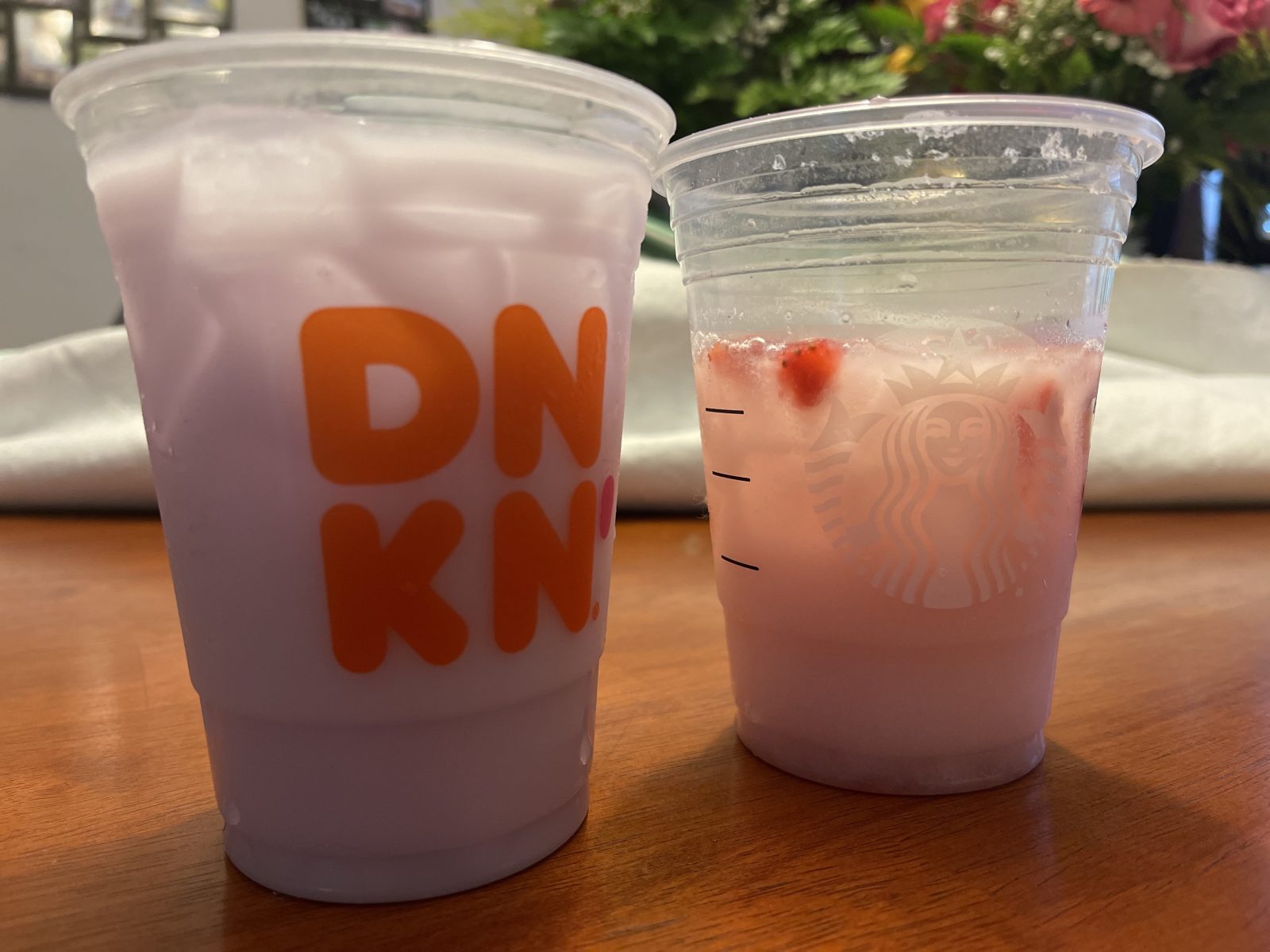 Starbucks Pink Drink vs. Dunkin’ Coconut Refresher Review