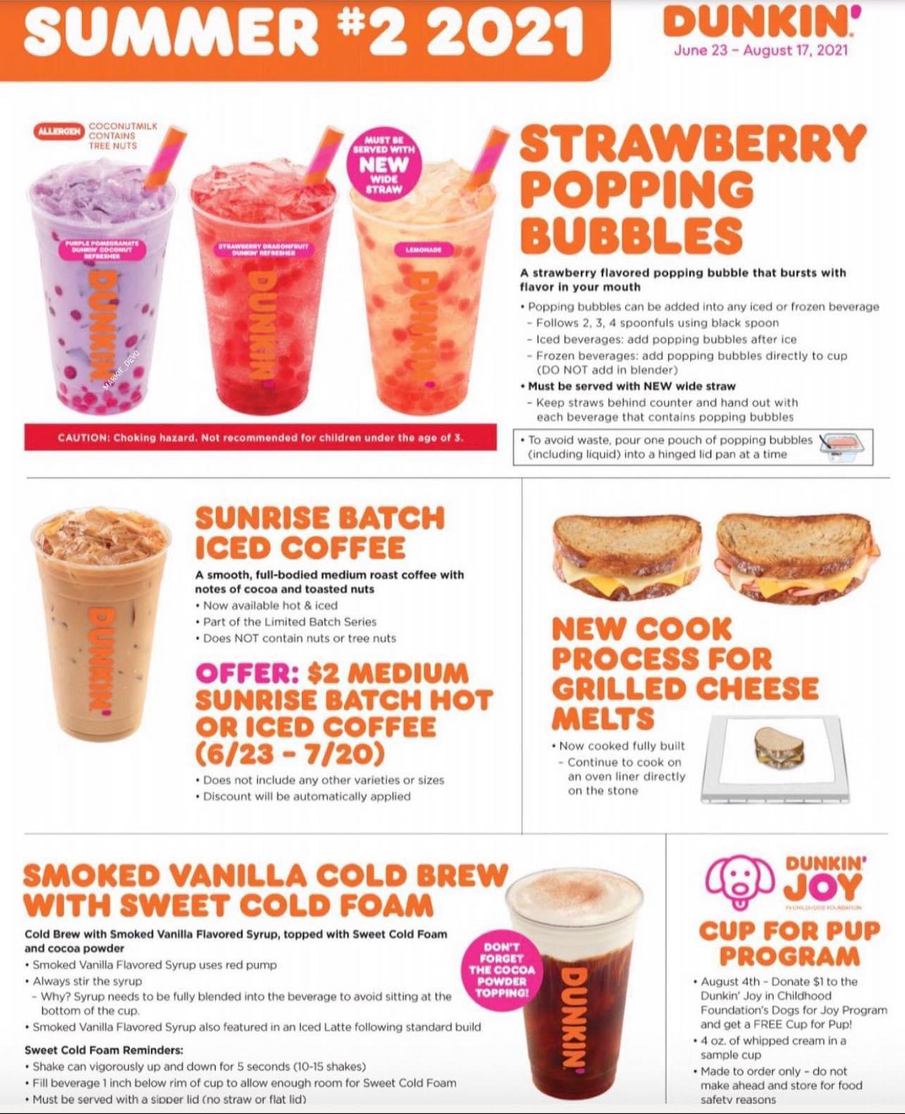 Dunkin' Summer Menu 2 The Sequel Best Coffee Recipes