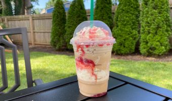 Starbucks Strawberry Funnel Cake Frappuccino Review