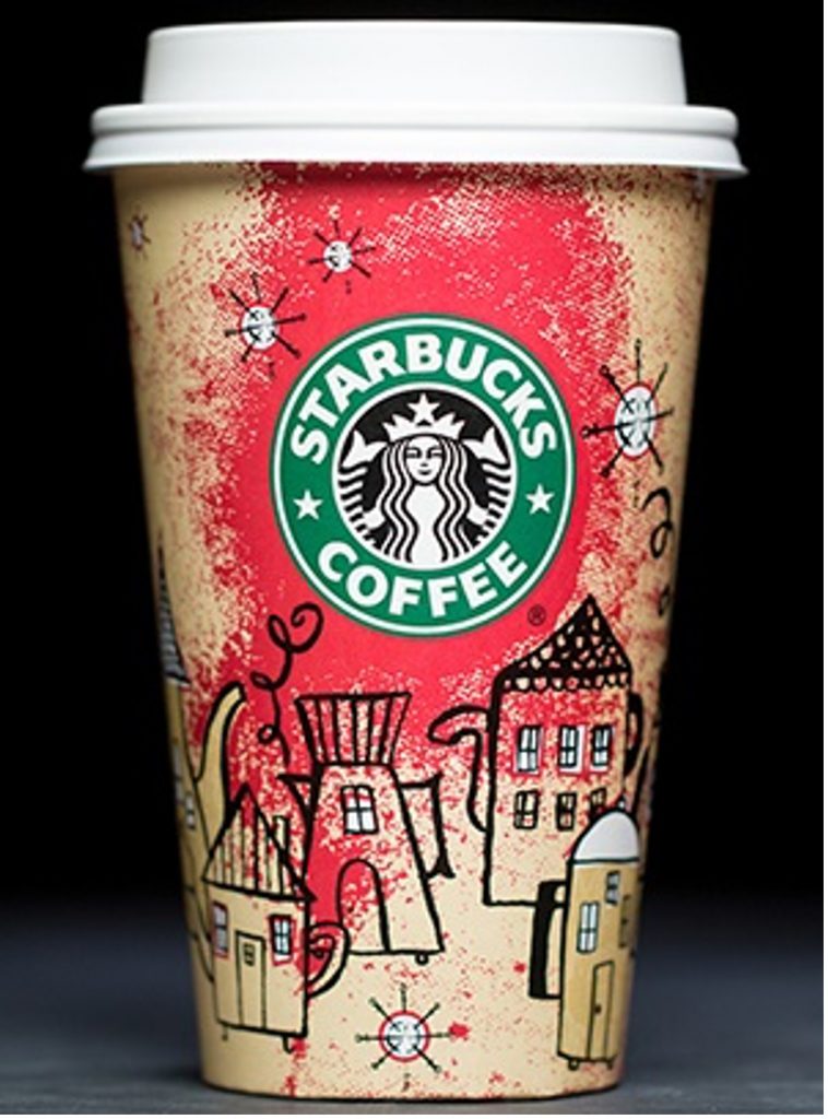 Starbucks Coffeetown Cups 2000