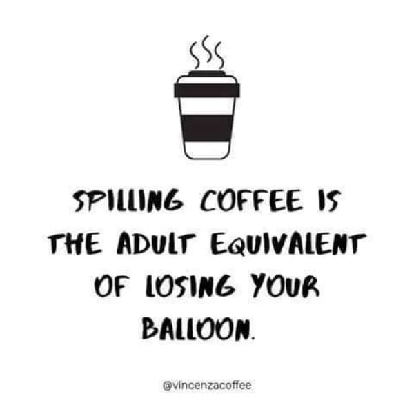 Losing your balloon coffee meme