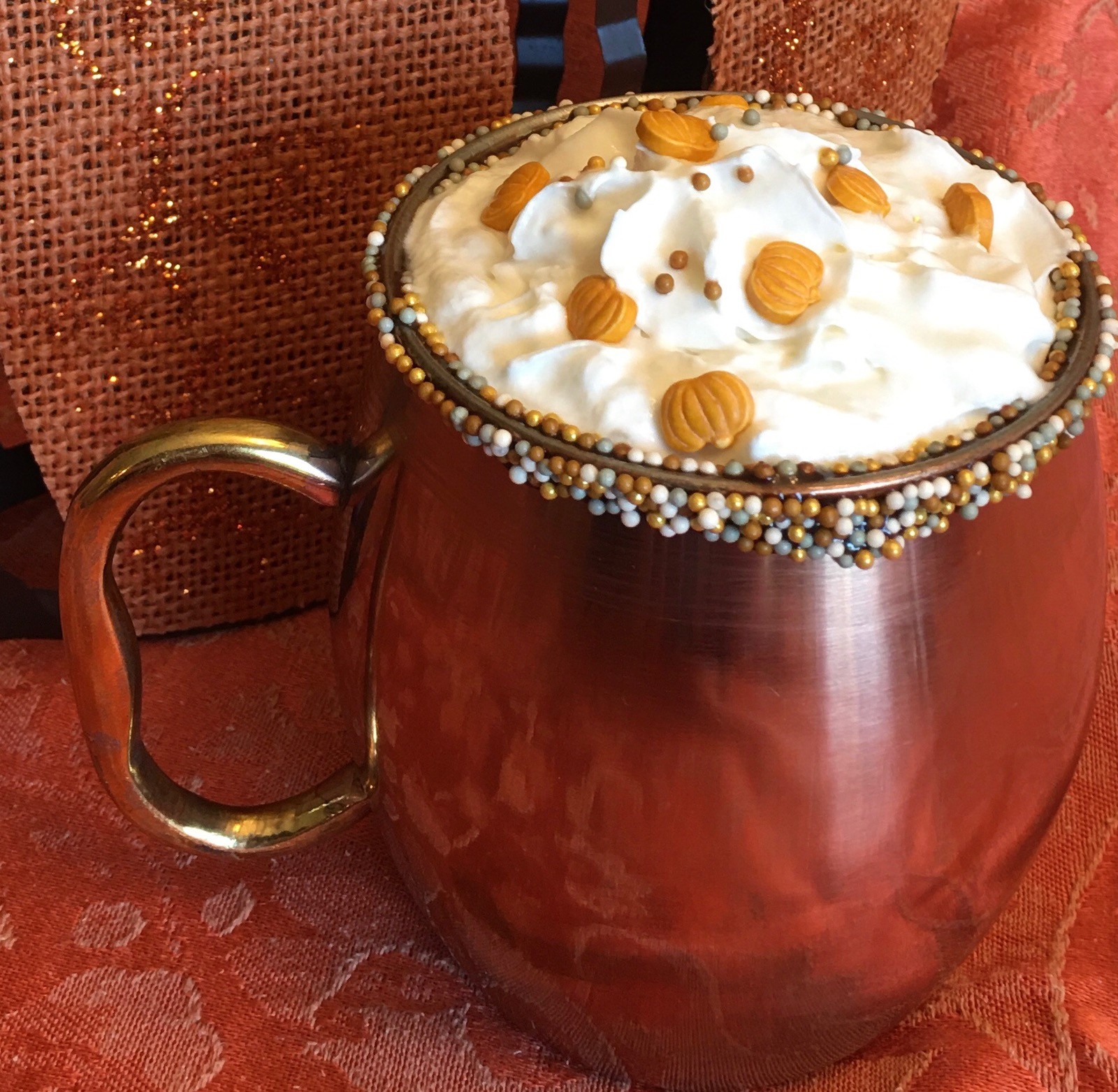 Halloween Coffee Drinks - Witch’s Cold Brew Butterscotch Coffee