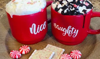 Dunkin' and Starbucks Inspired Peppermint Mocha Copycat