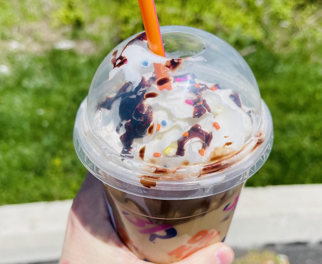 Dunkin's Cake Batter Syrup and Signature Latte Review BCR