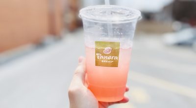 Panera Strawberry Charged Lemonade