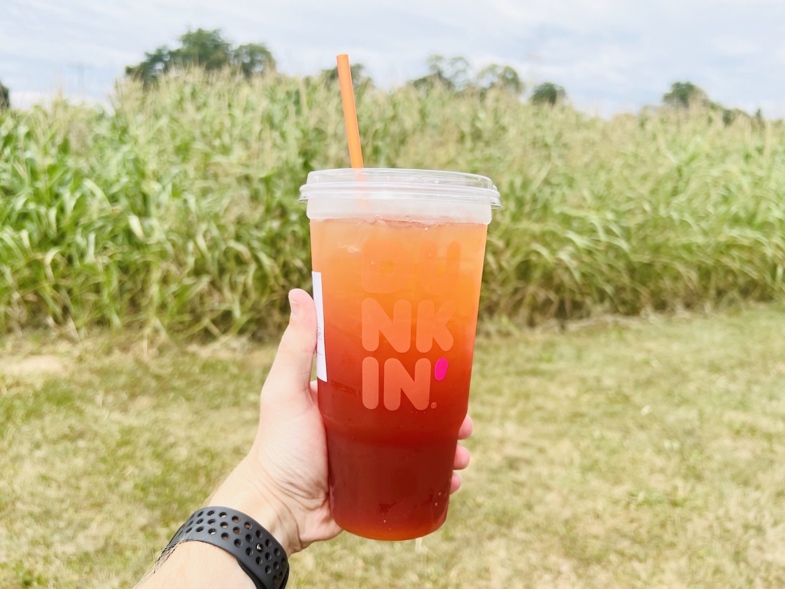 Dunkin' Blood Orange Refresher Made with Lemonade