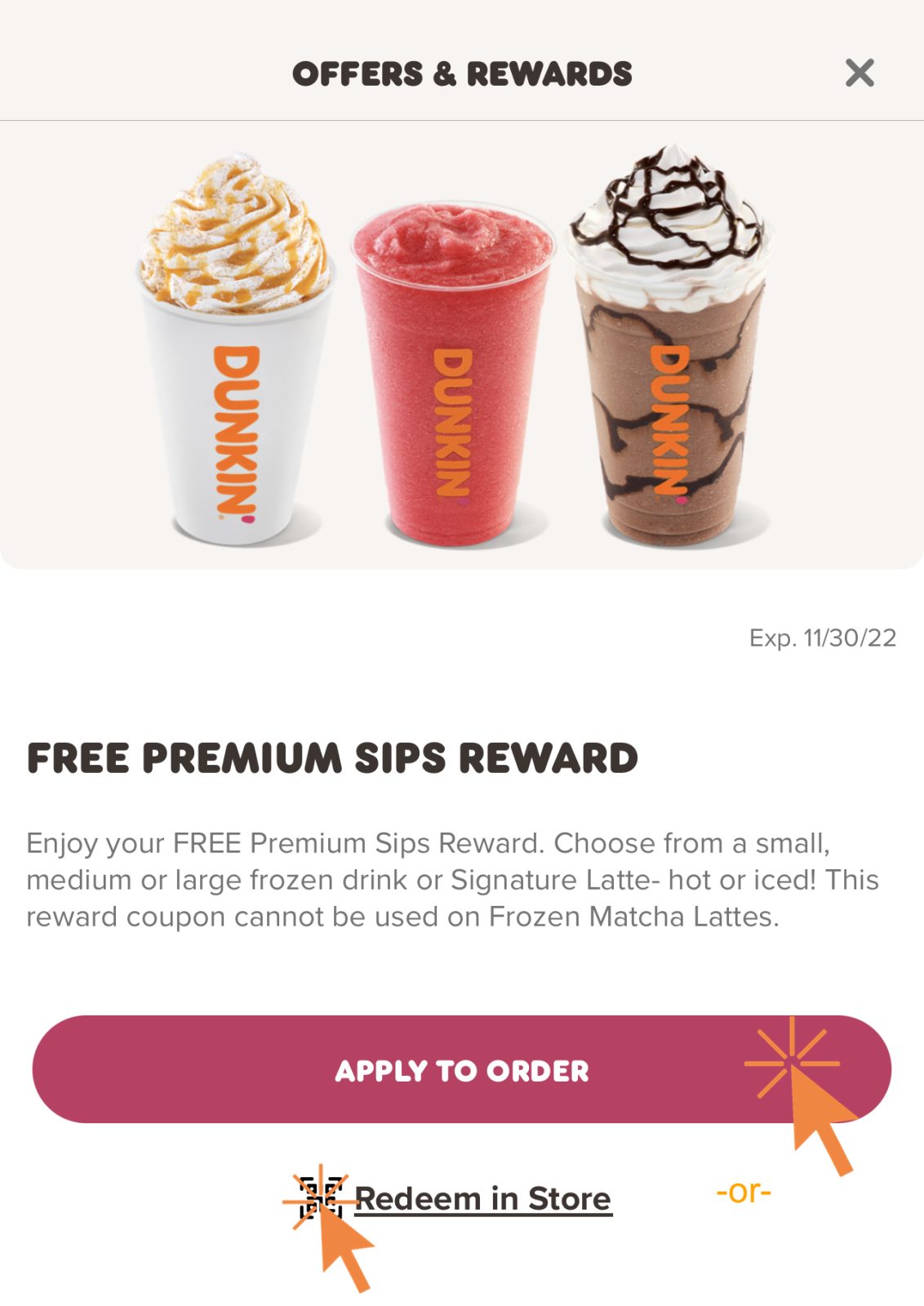 Redeem Your Rewards