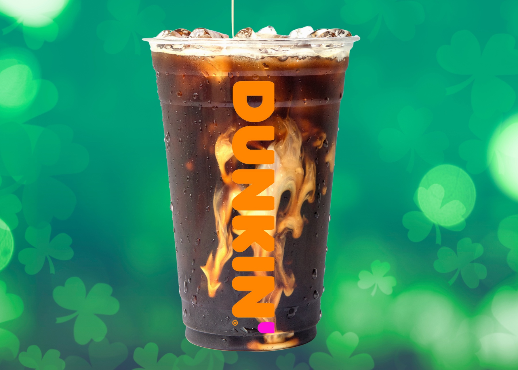 Dunkin's Irish Creme 2023 And McDonald's Shamrock Shake Rival