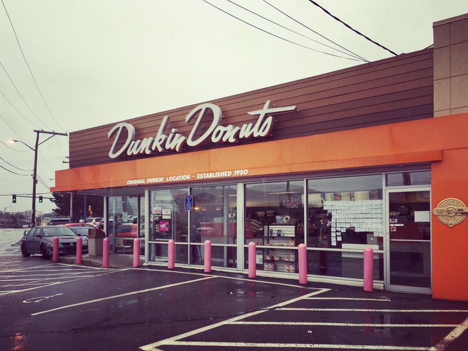 The world's first and original Dunkin Donuts, Quincy, MA.