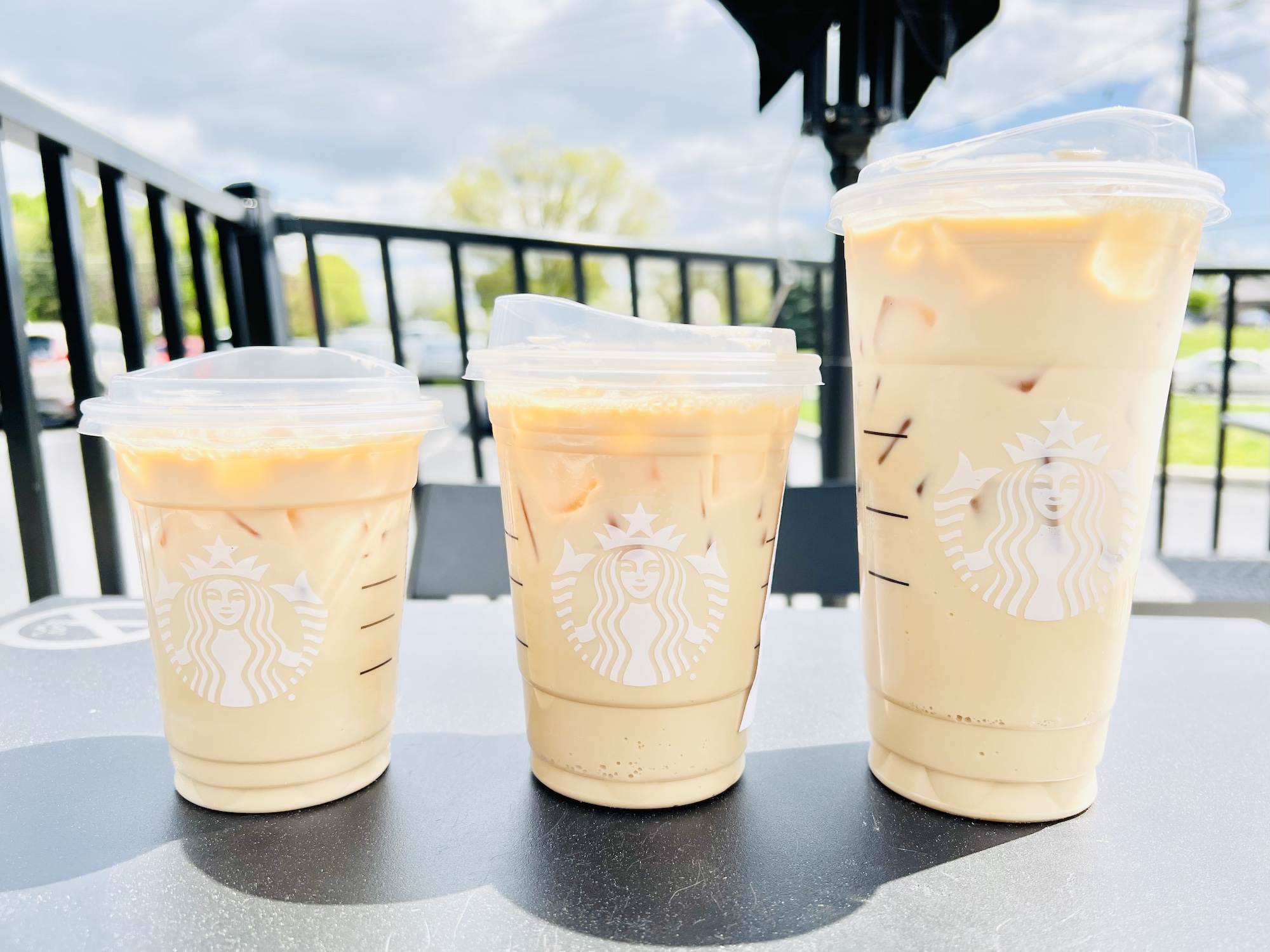 Starbucks Cup Sizes: Venti, Grande, Tall Iced Coffees